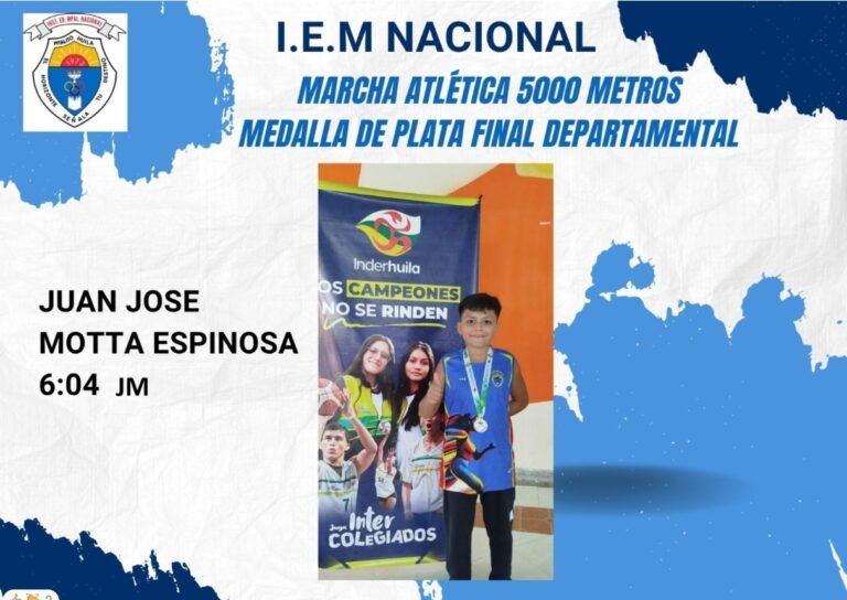 Medalla de plata final dptal atletismo 5000m